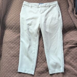 Old Navy Cream Ankle Pants